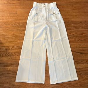 Ani White Leg Pants